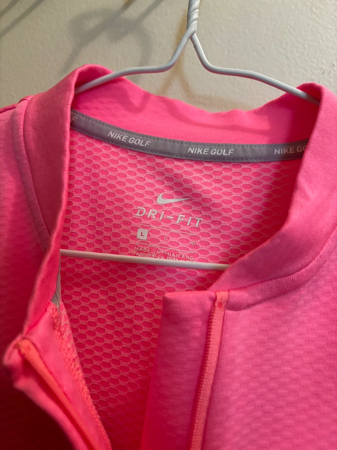 Nike Golf Dri-FIT Women's Pink Polo Shirt Size L - photo 2