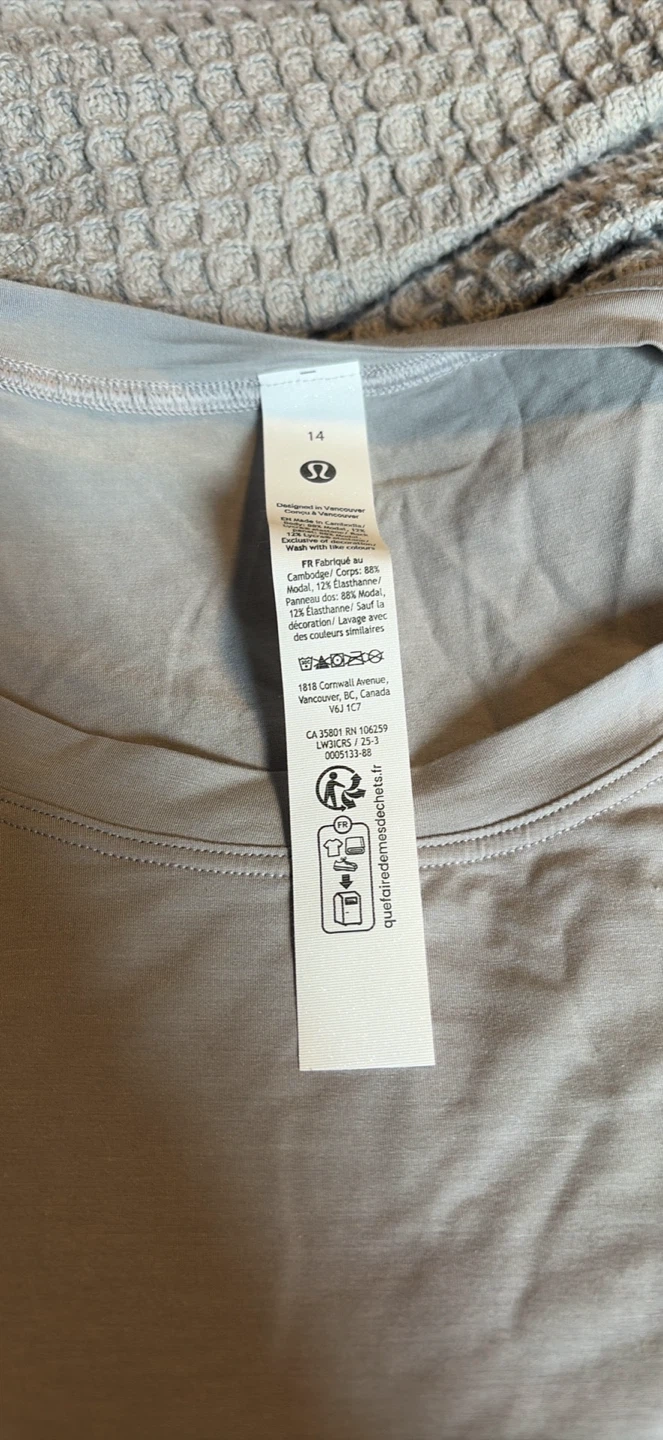Lululemon Long Sleeve Shirt Size 14 Grey - photo 2