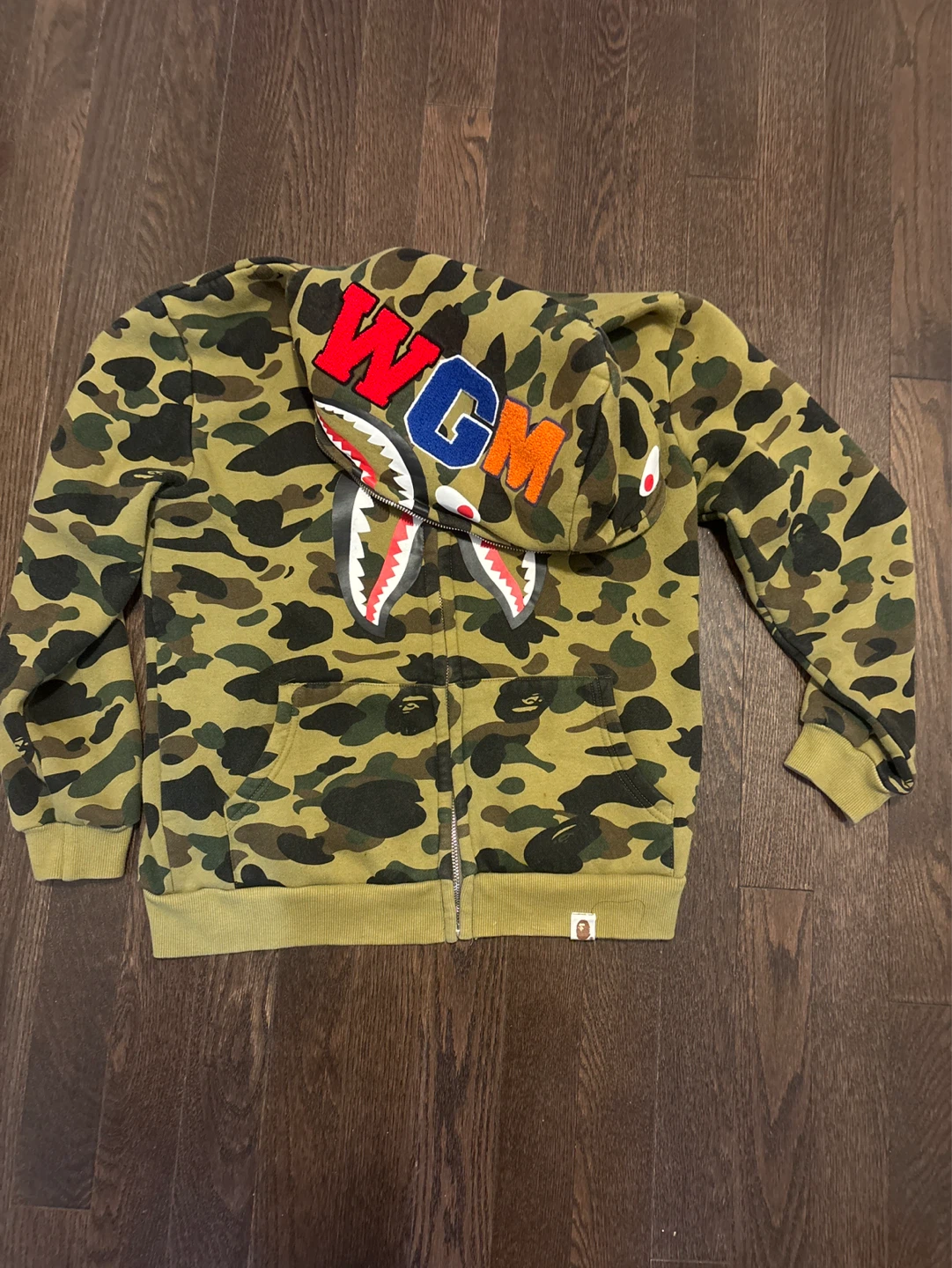 green bape hoodie