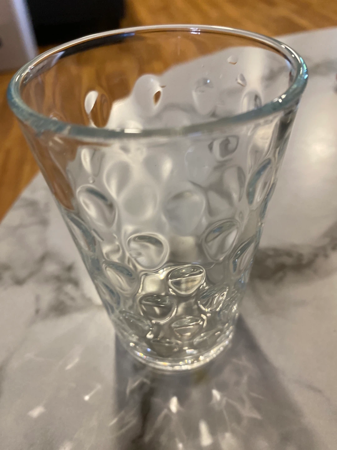 Textured Glass Tumbler