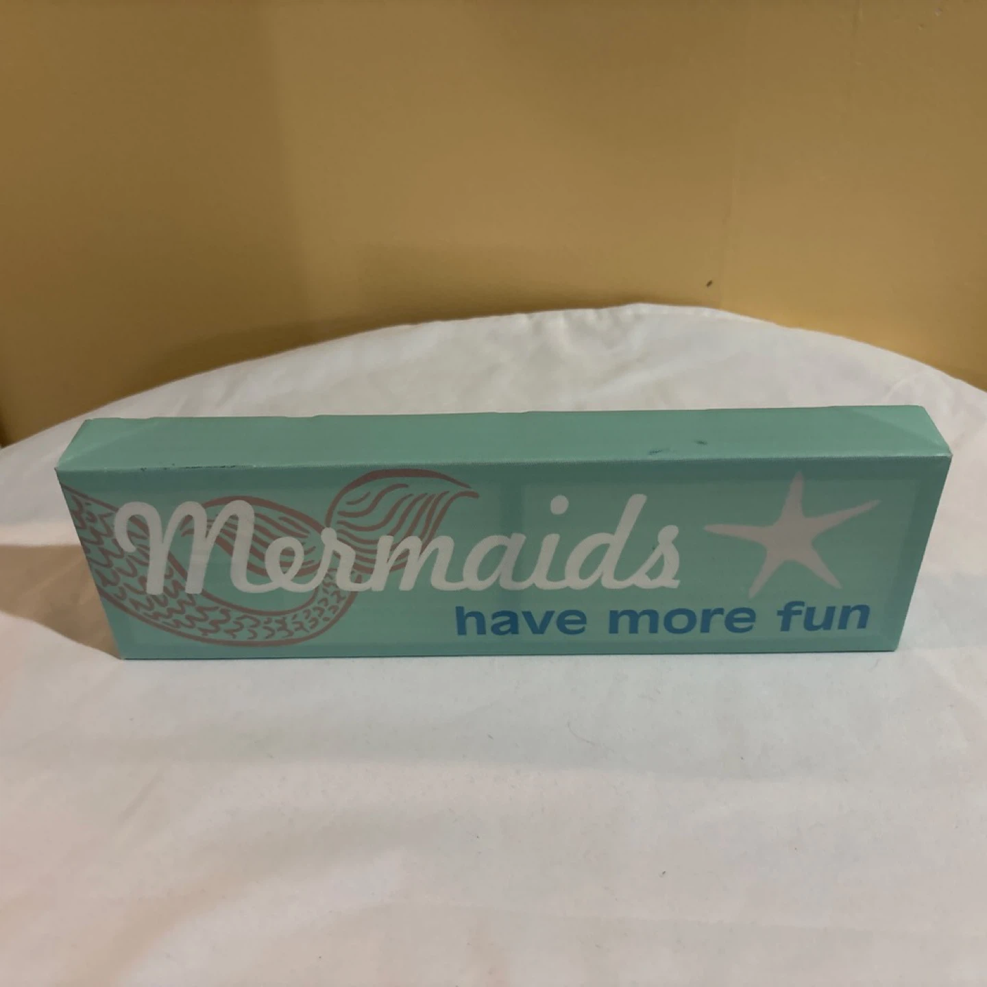 Mermaids Have More Fun Wood Sign - photo 5