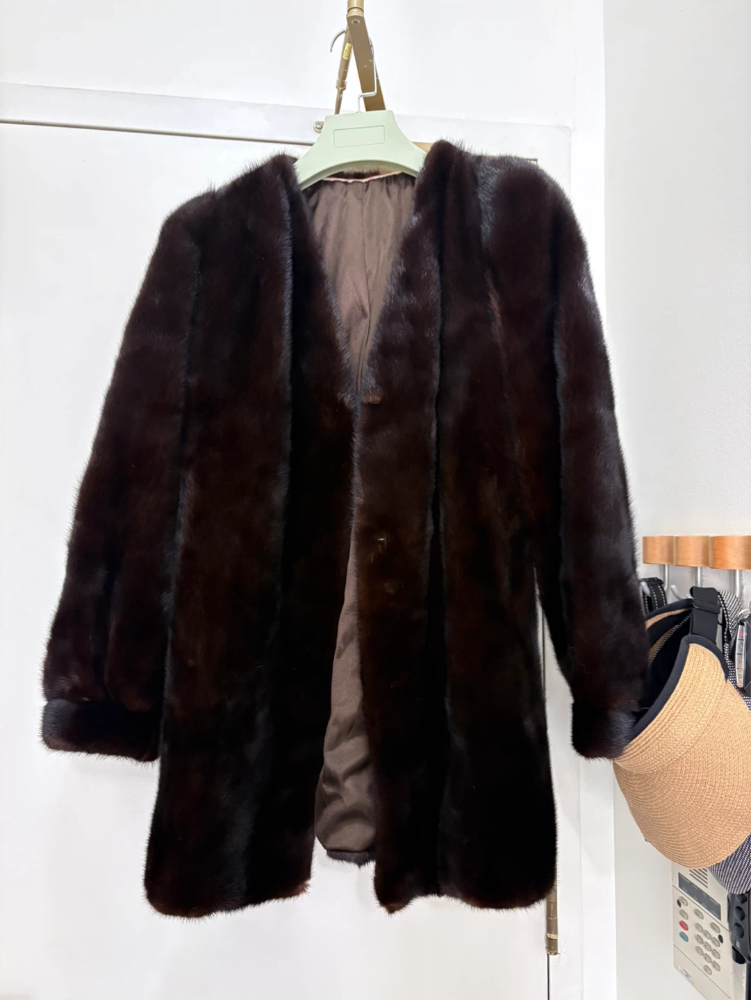 Mink fur coat