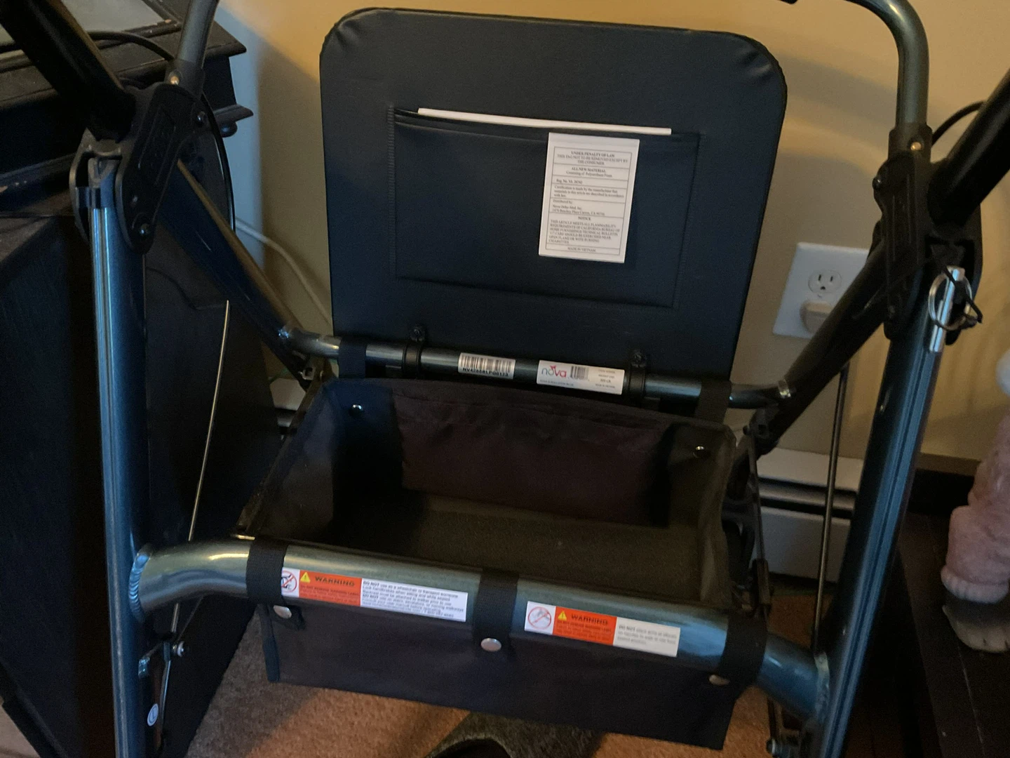 NOVA Medical Walker with Seat and Bag - photo 3