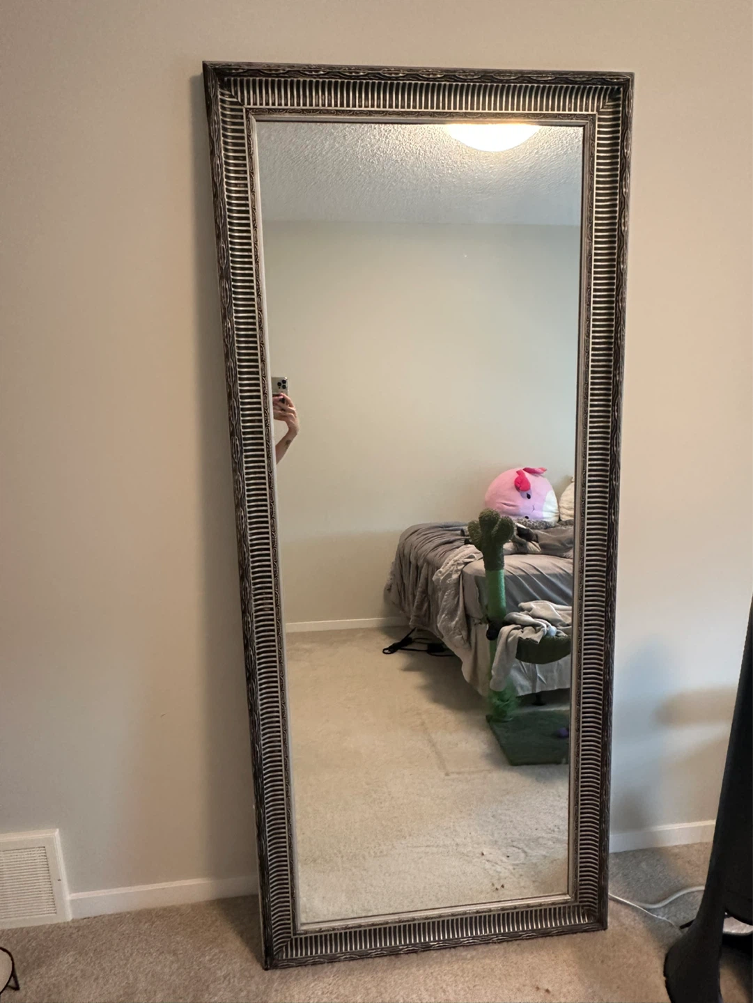 Silver grey xlarge full length mirror