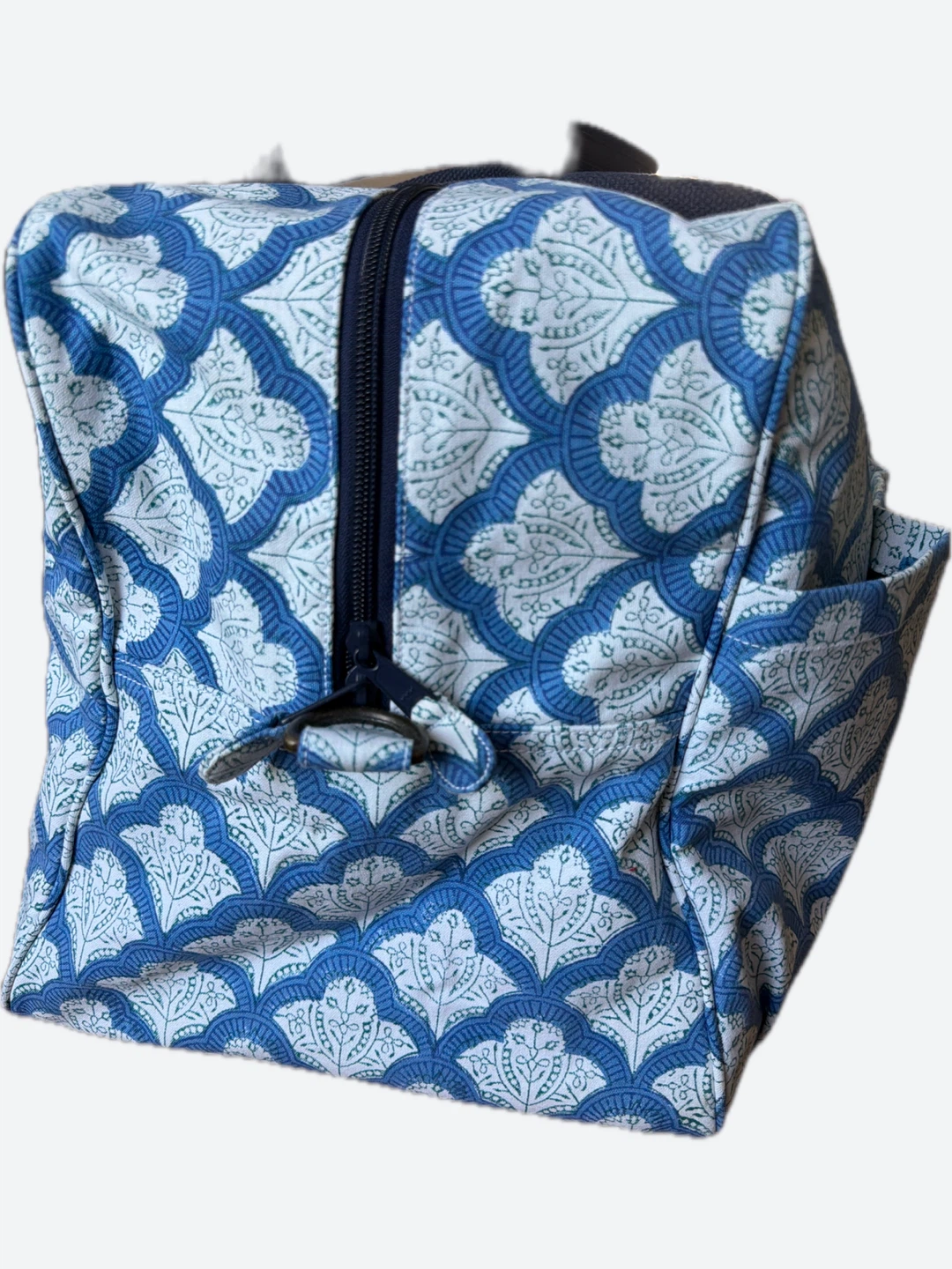 🆕 ROLLER RABBIT Blue & White Jemina Weekender - photo 4