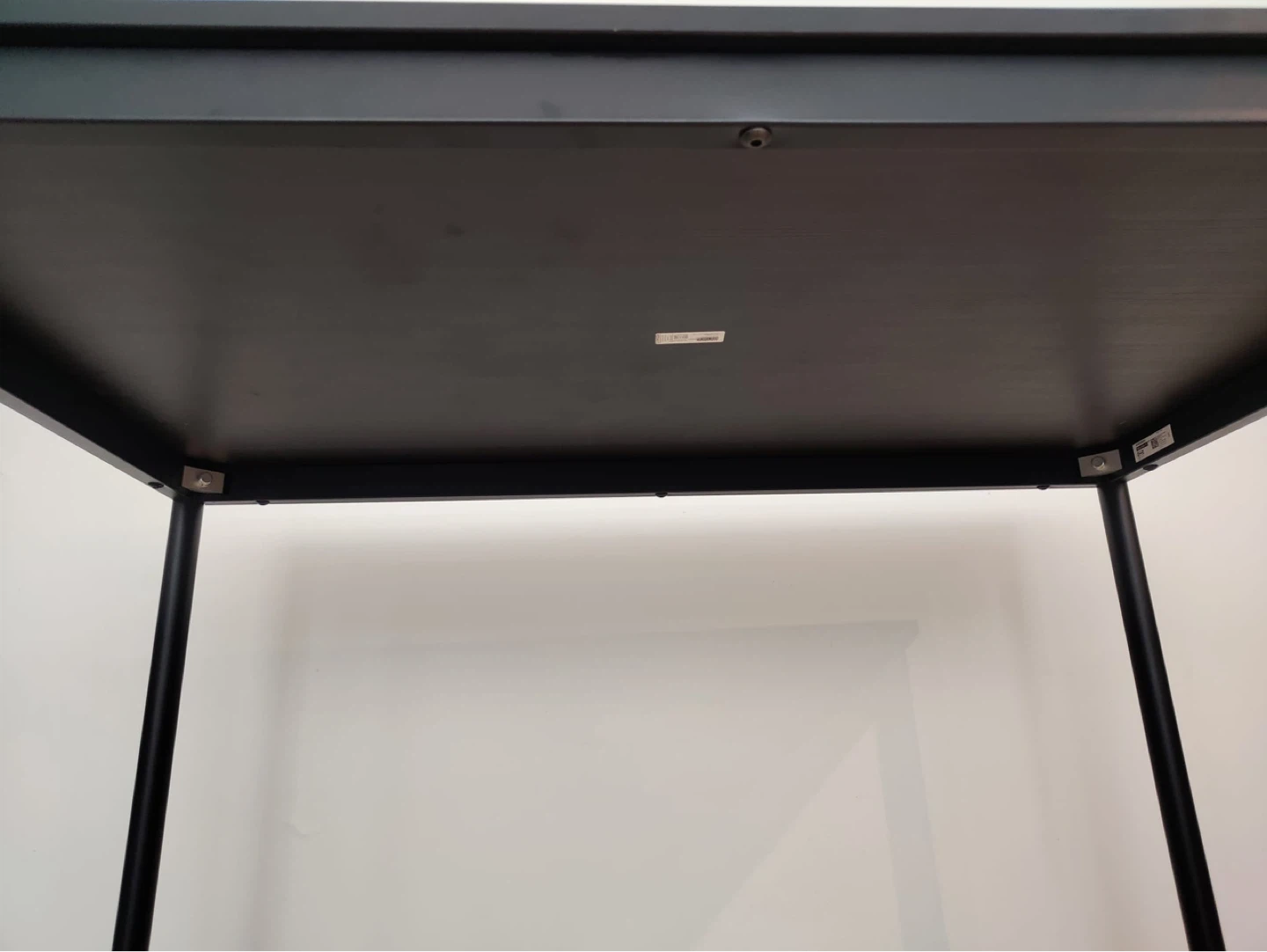IKEA Tommaryd table: black, seats 4, one chipped corner - photo 4