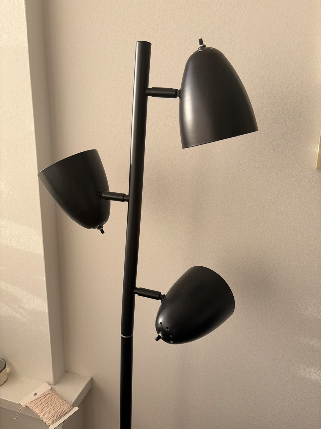 Black 3-Head Floor Lamp - photo 2