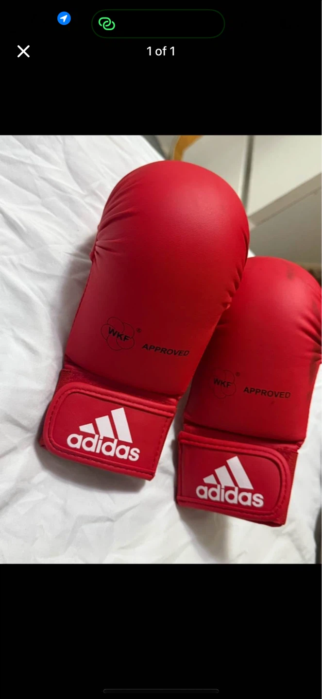 Adidas WKF Approved Karate Mitts