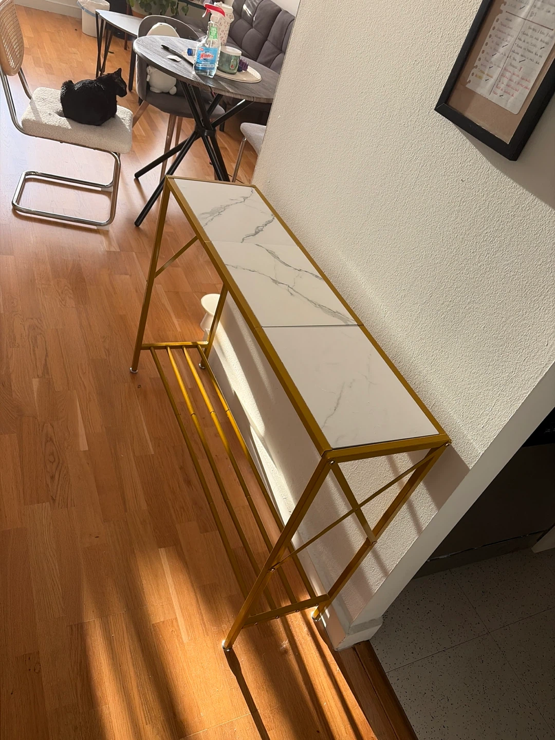 Console Table with Marble Top - photo 2