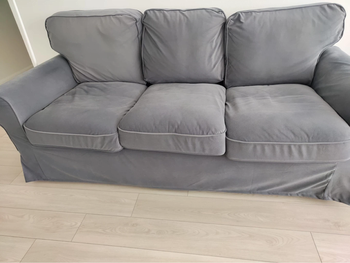 IKEA Uppland 3-seat sofa: dark grey, warranty transferable - photo 4