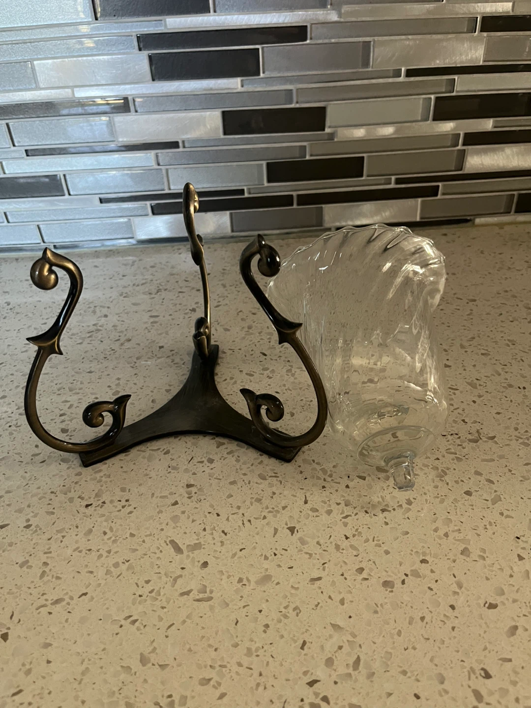 Partylite Glass Hurricane Candle Holder - photo 3