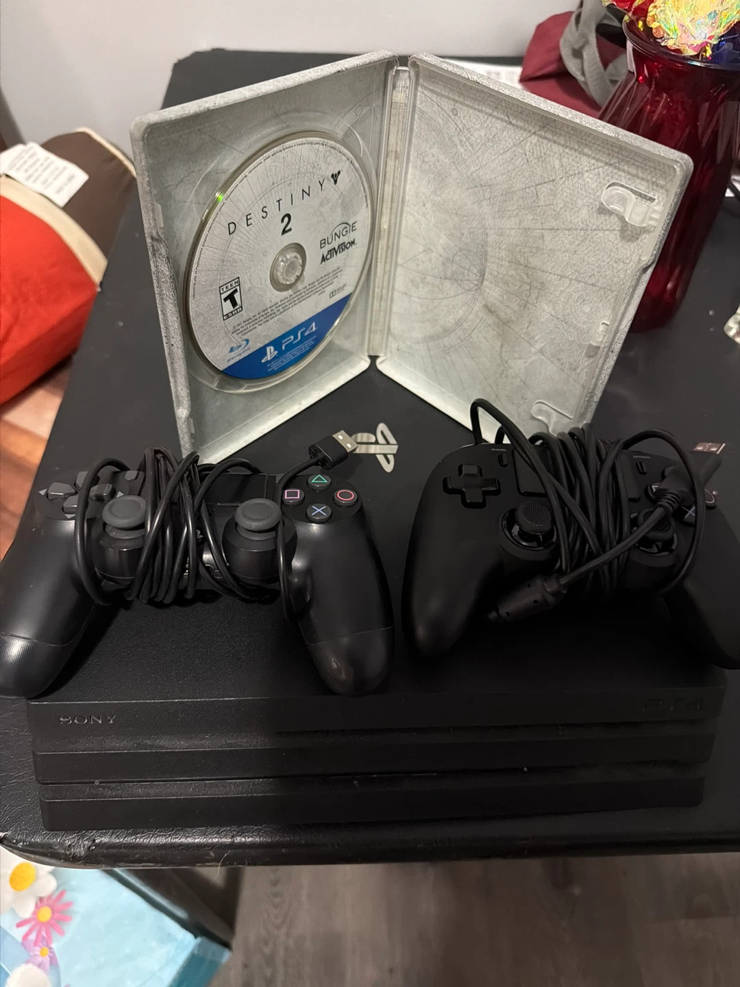 Sony PlayStation 4 Pro 1TB Console Bundle with Destiny 2 Game
