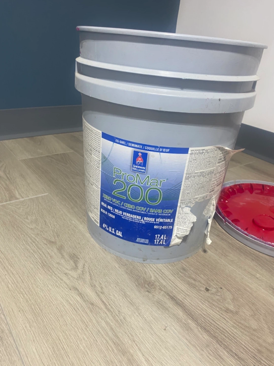 Sherwin-Williams ProMar 200 Red Paint (4 Gallons)