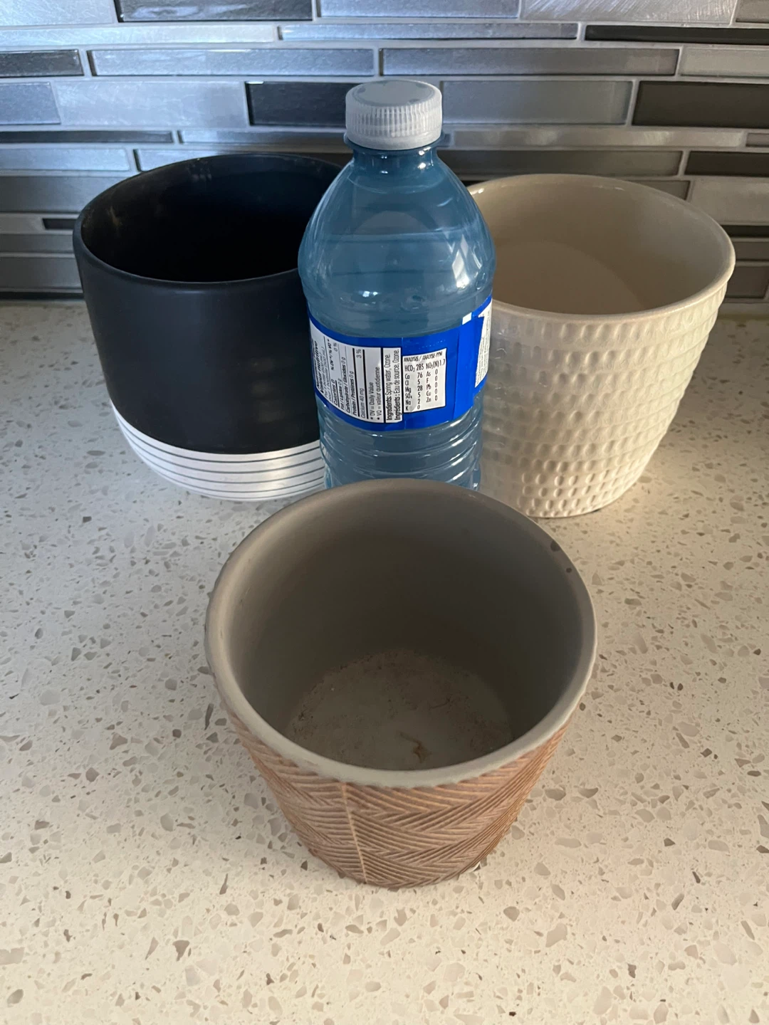 Set of 3 Ceramic Planters - photo 2