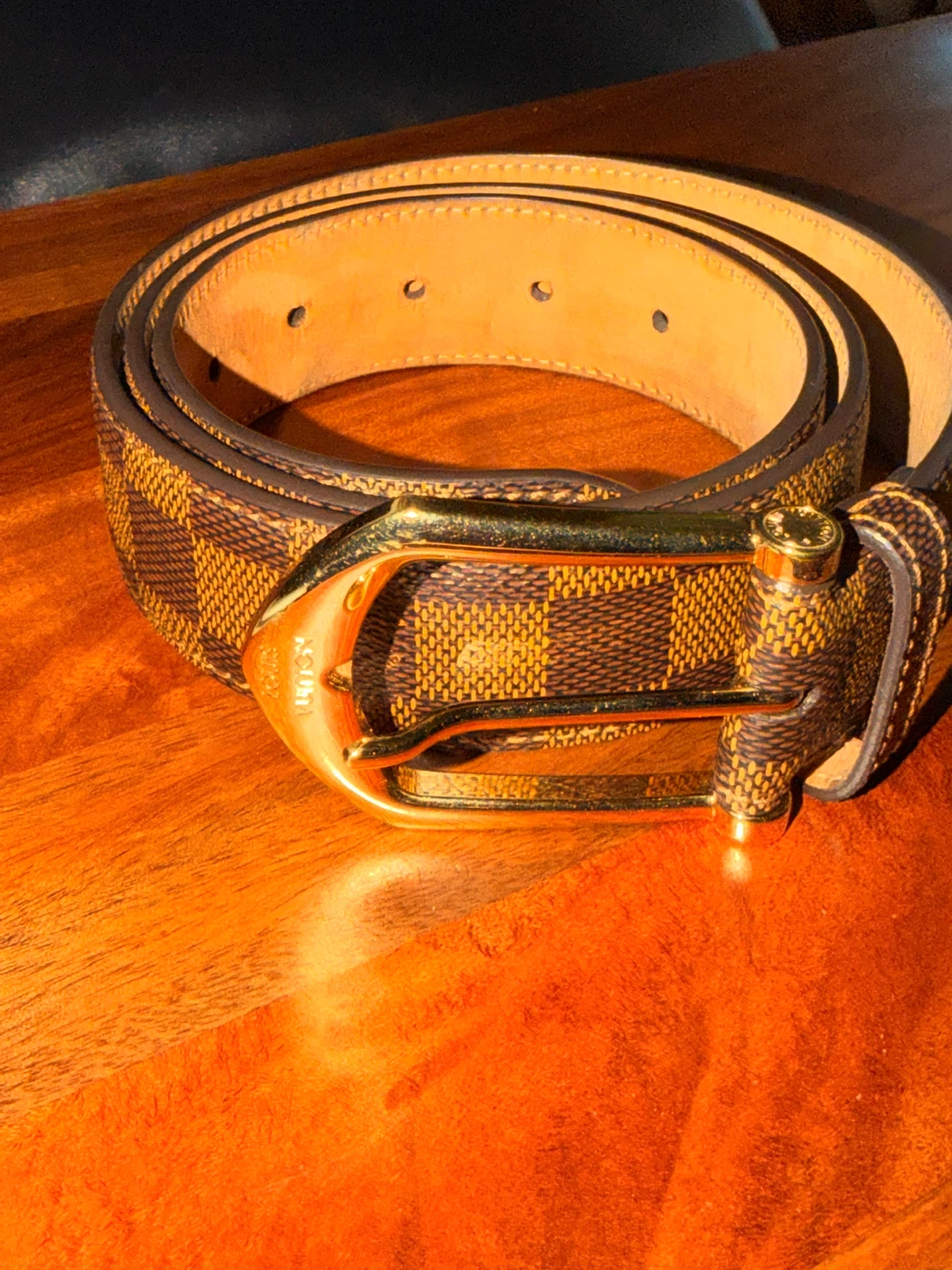 Louis Vuitton Damier Ebene Belt