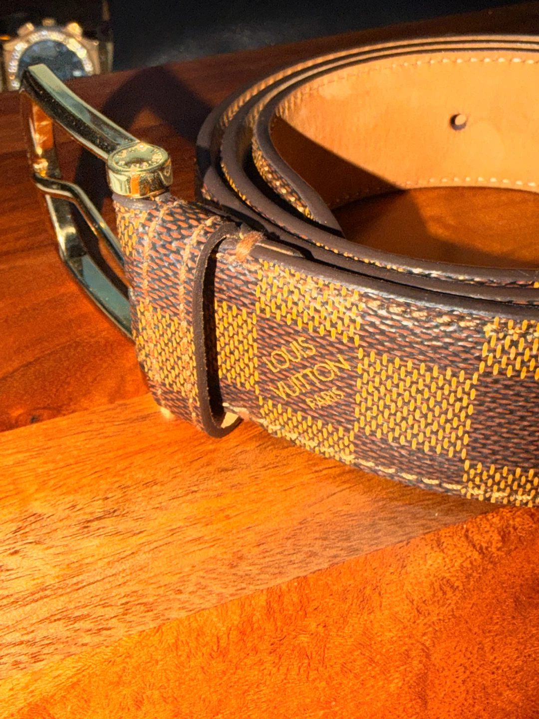 Louis Vuitton Damier Ebene Belt - photo 2