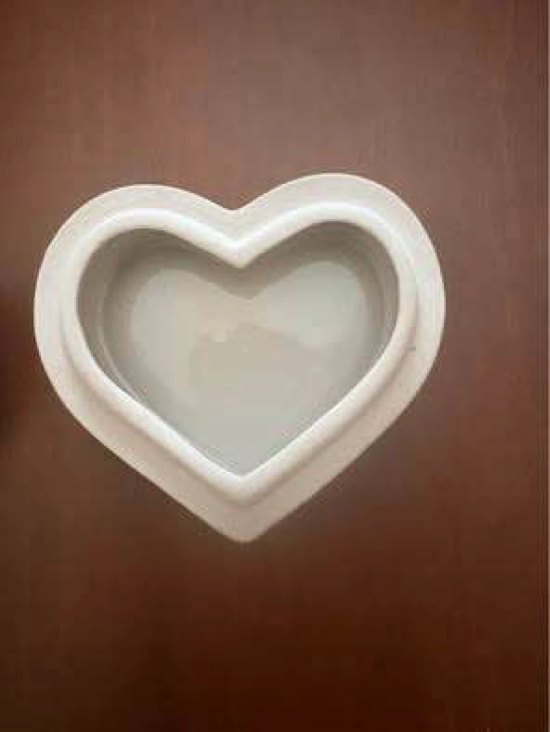 Small Glass Heart shaped box- Free - photo 2