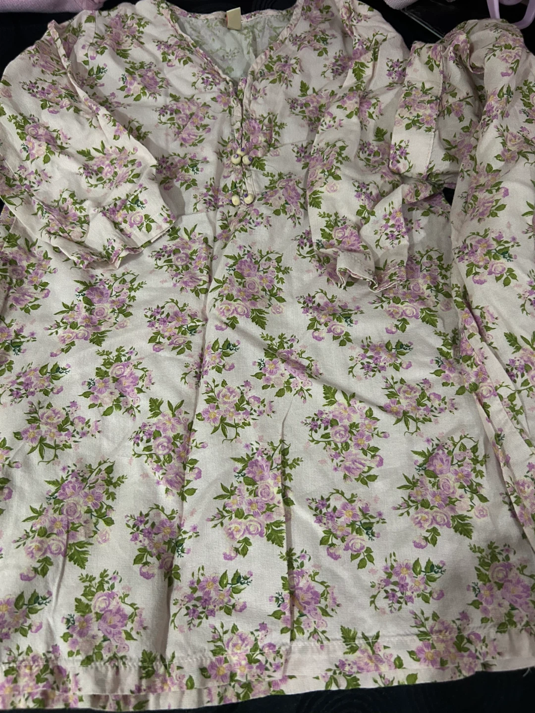 Ethnic Kids Floral Shalwar Qameez -Size 4-5 Years