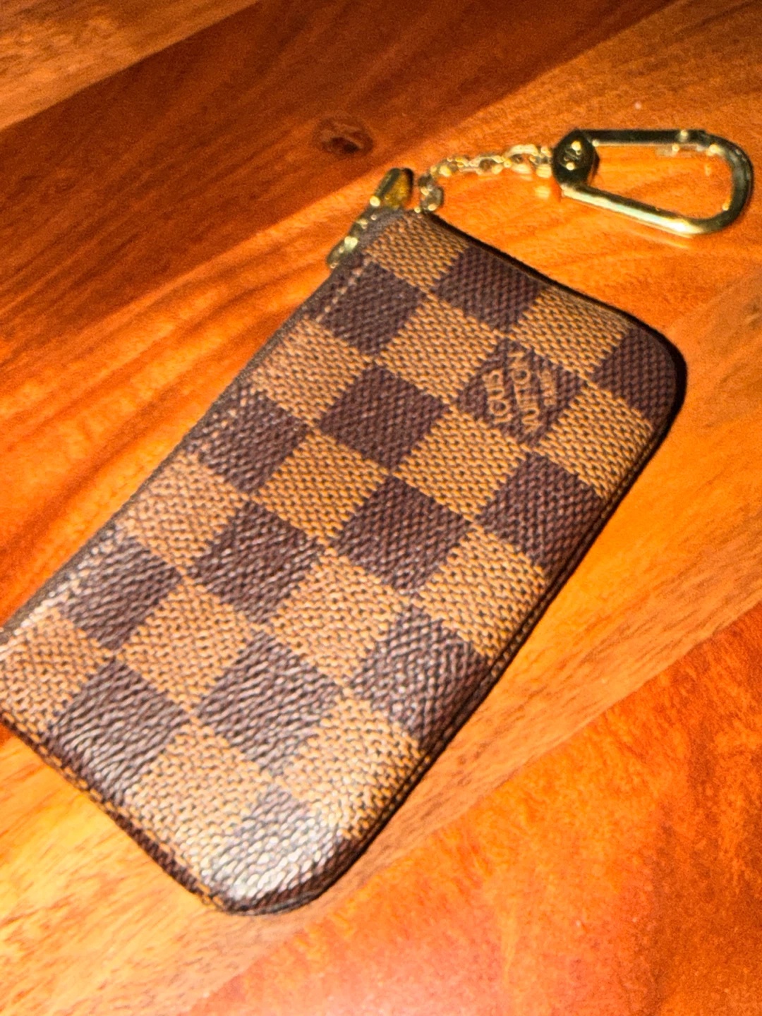 Louis Vuitton Damier Azur Canvas Key Pouch