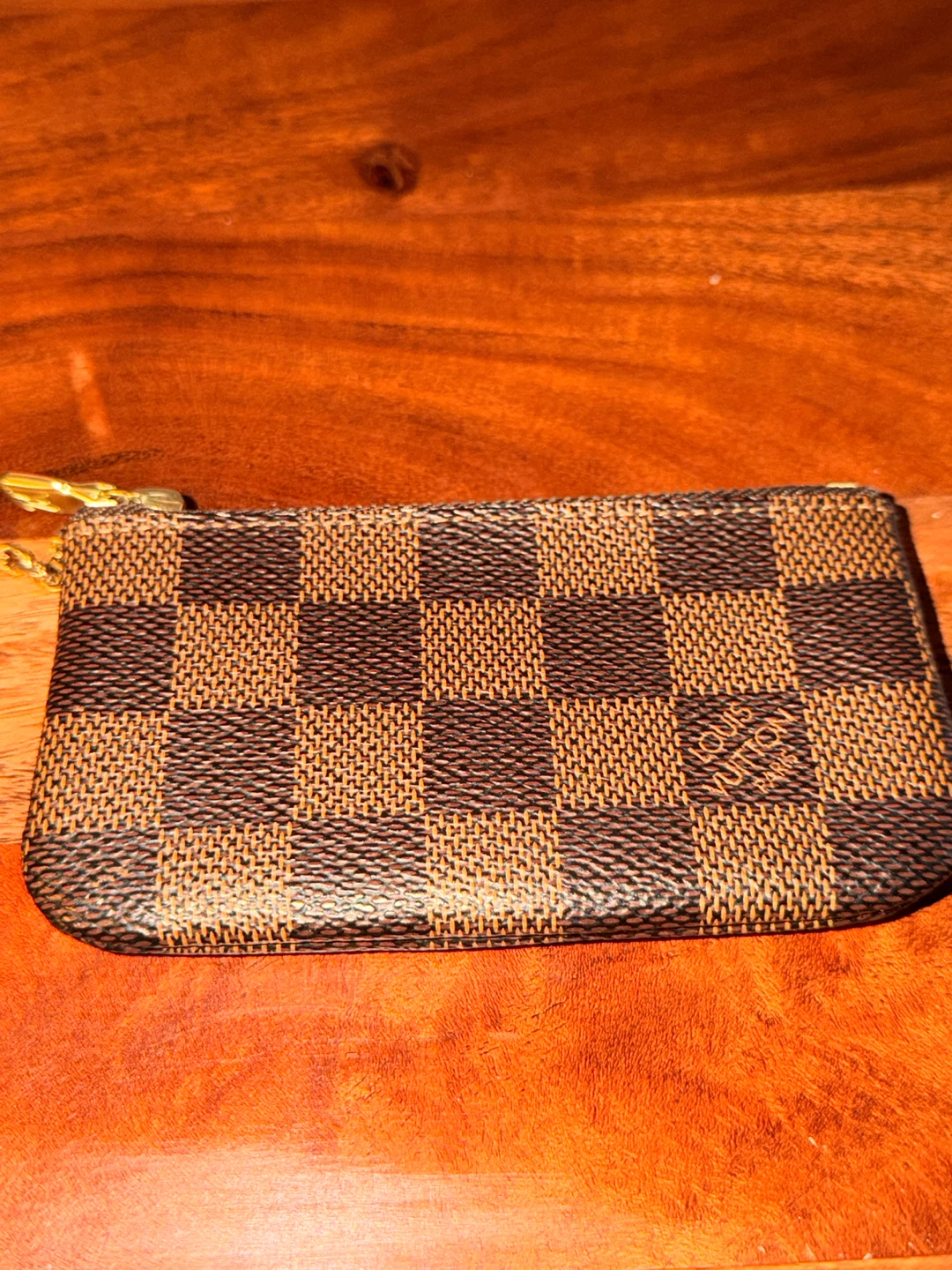 Louis Vuitton Damier Azur Canvas Key Pouch - photo 5