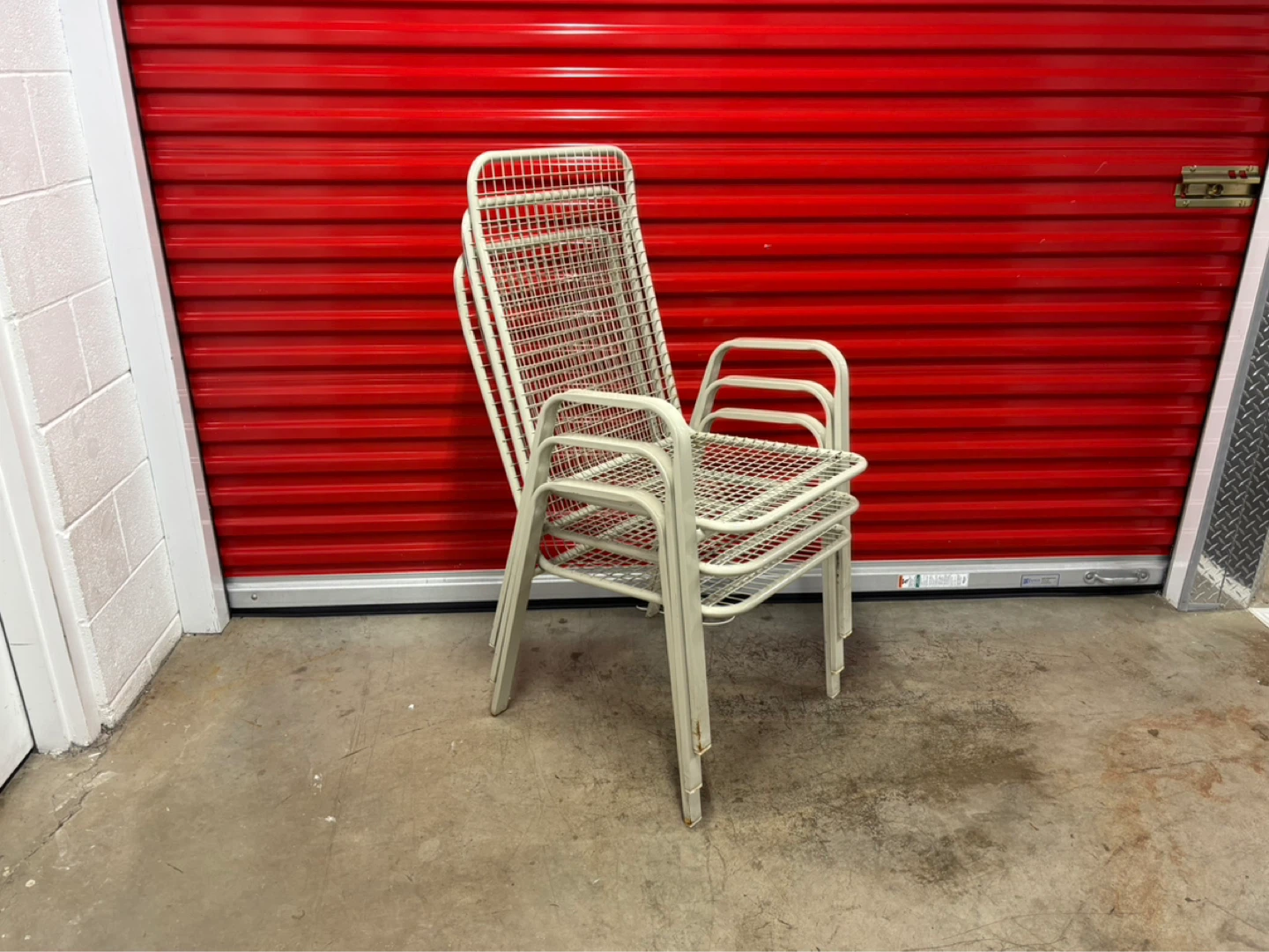 Vintage Set of 3 Emu Rio Style Outdoor Stackable ArmChair - photo 5