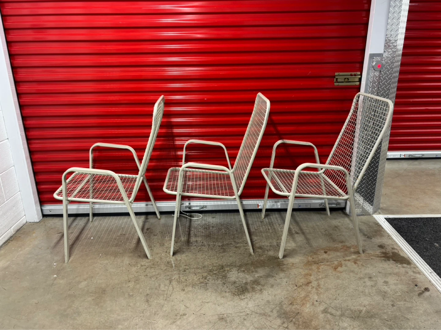 Vintage Set of 3 Emu Rio Style Outdoor Stackable ArmChair - photo 4