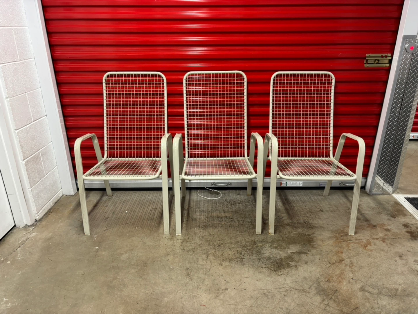 Vintage Set of 3 Emu Rio Style Outdoor Stackable ArmChair - photo 2