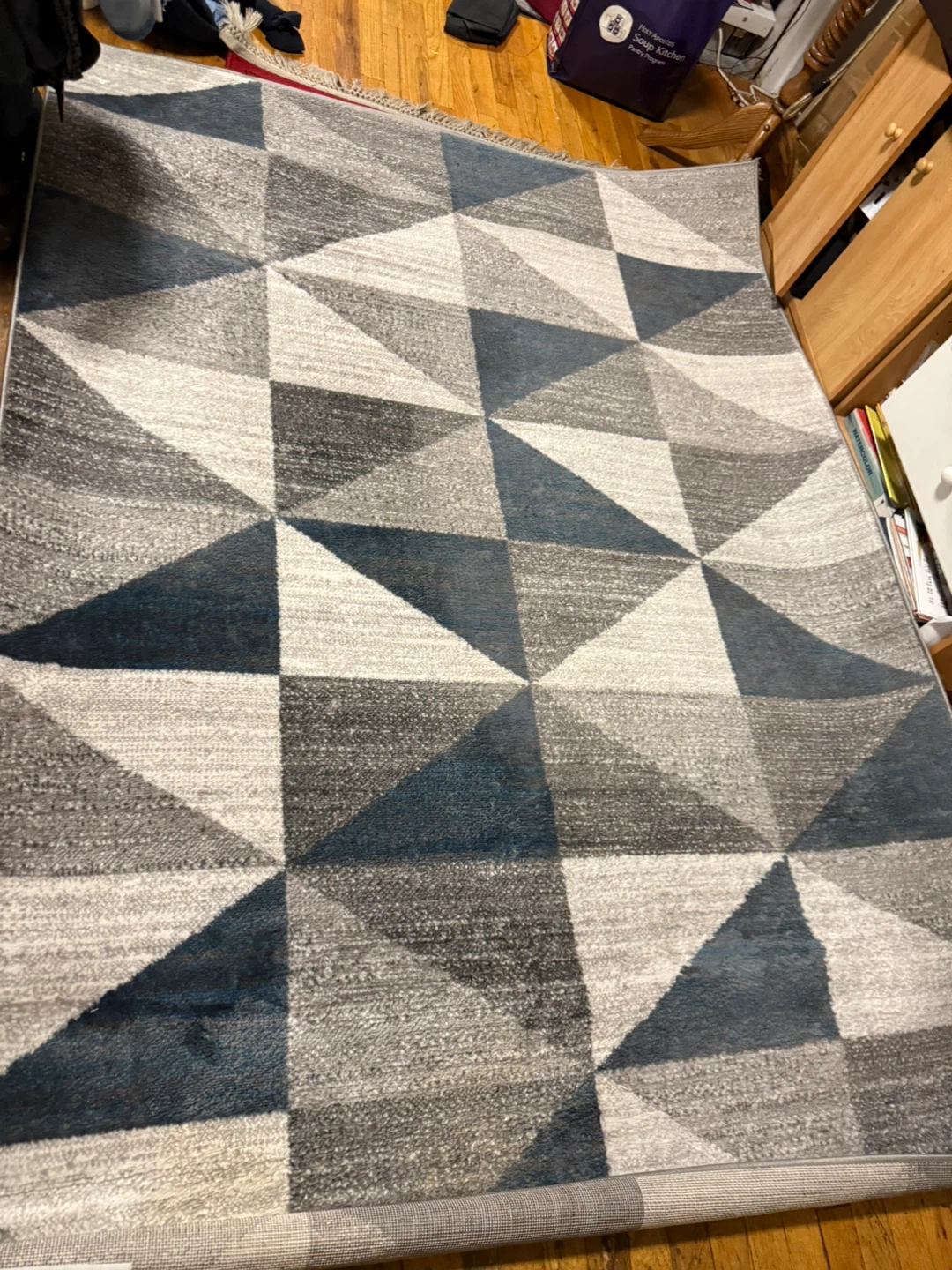 Surya Montecarlo Area Rug Blue/Grey 5'3" x 7'3"