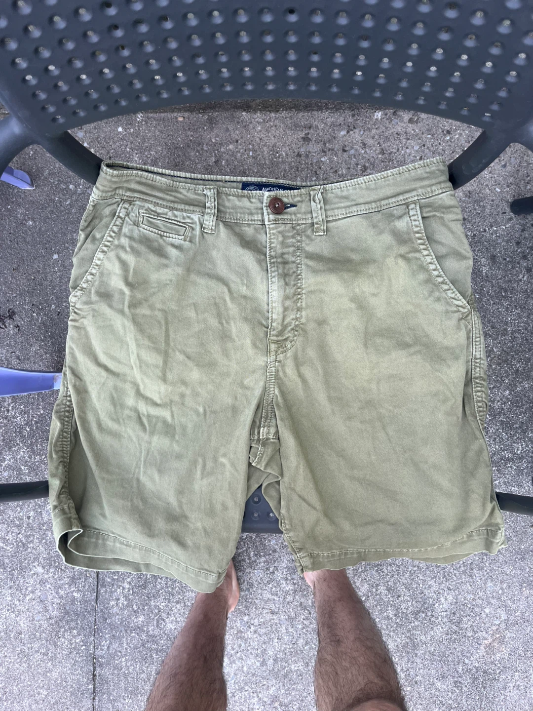 American Eagle Outfitters "Active Flex" Khaki Shorts