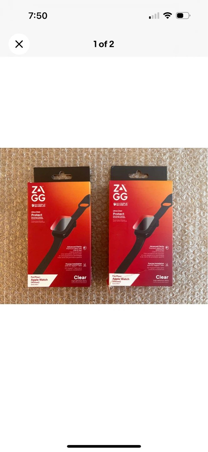 ZAGG Invisible Shield Screen Protector for Apple Watch 45mm