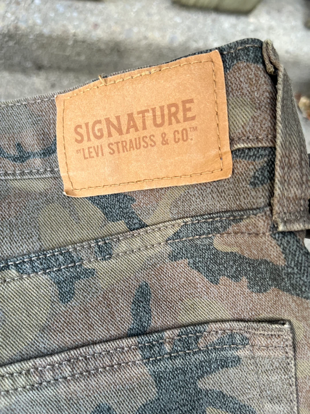 Signature by Levi Strauss & Co. Camo Jean Shorts - photo 4
