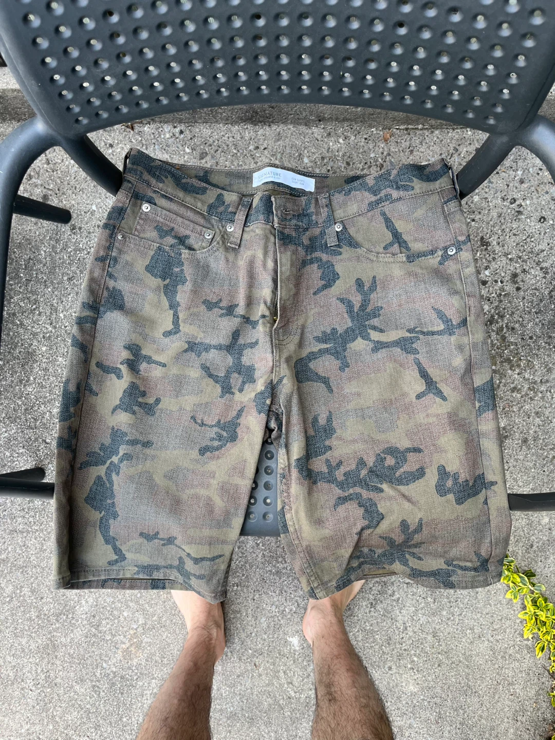 Signature by Levi Strauss & Co. Camo Jean Shorts