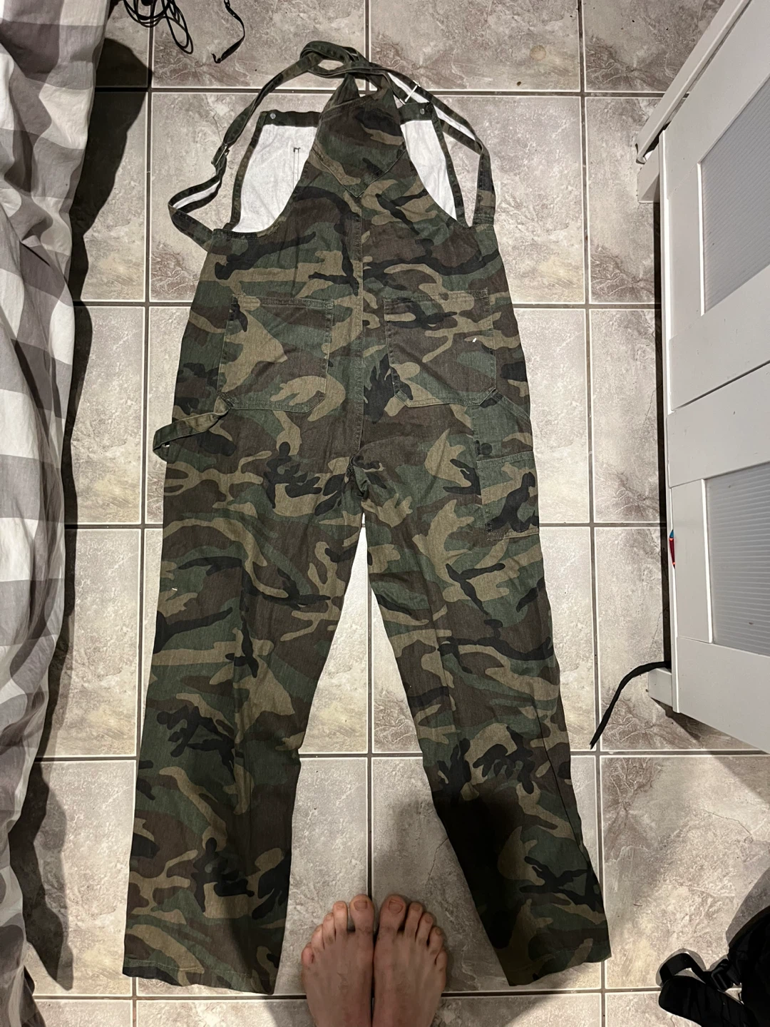 Asos 100%cotton Camo Overalls - photo 3