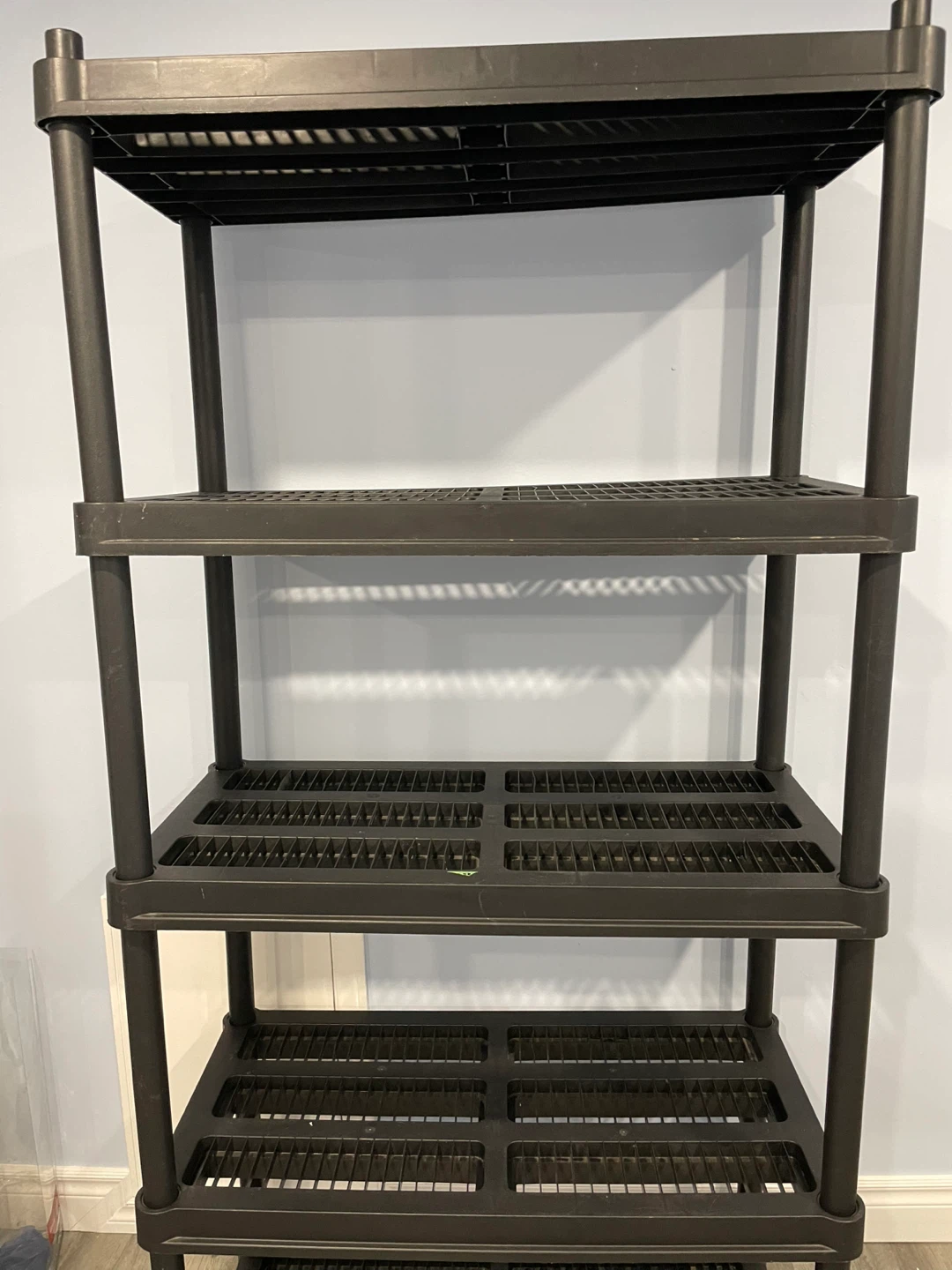 Black 5-Tier Shelving Unit