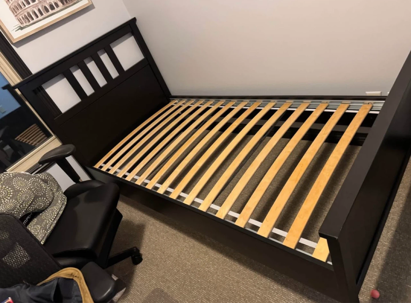 IKEA HEMNES twin bed frame, solid wood