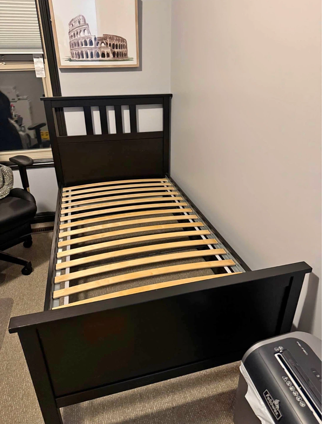 IKEA HEMNES twin bed frame, solid wood - photo 2