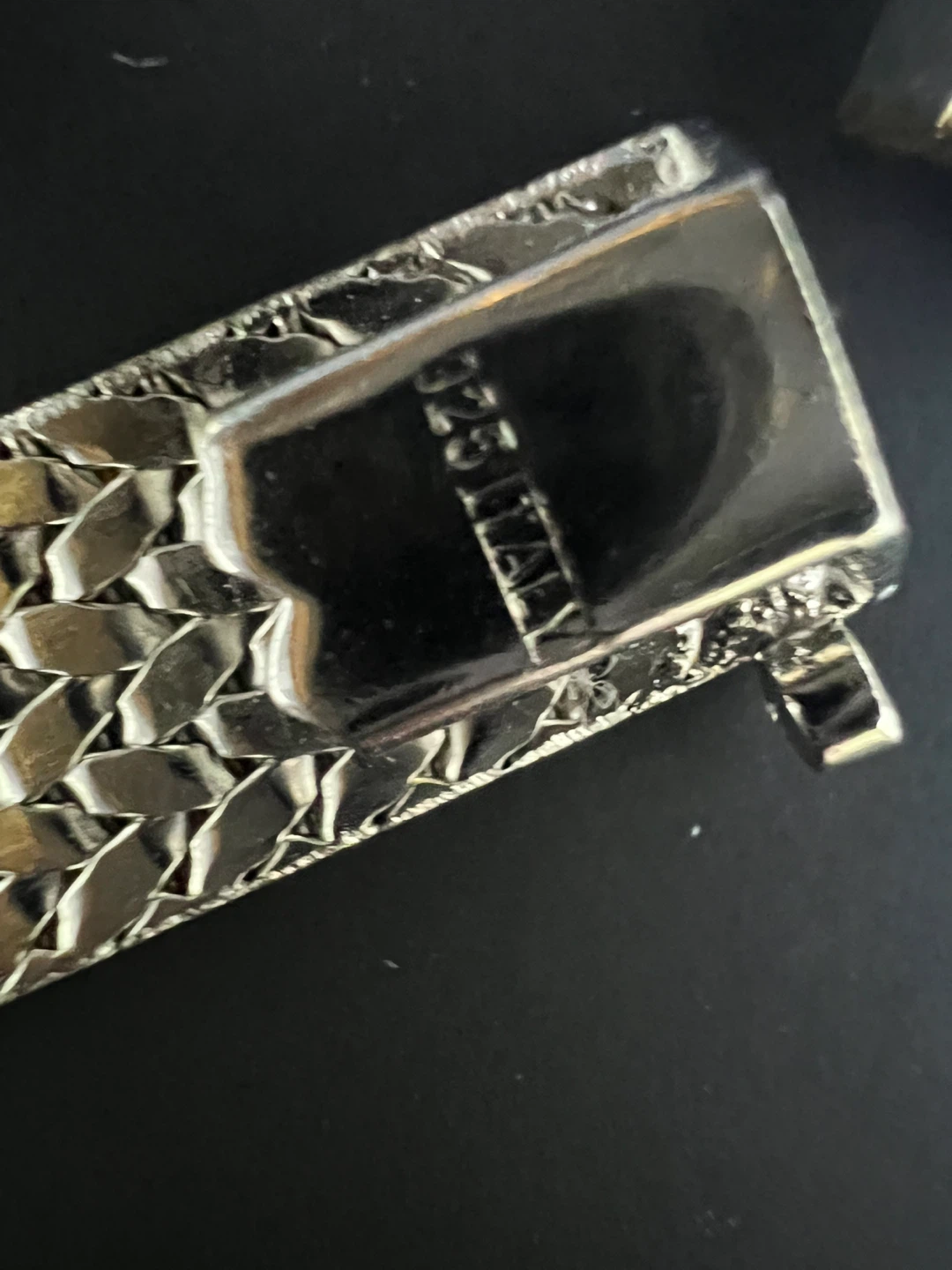 Vintage Italian Tri-Color Sterling Silver Jewelry Set - photo 3