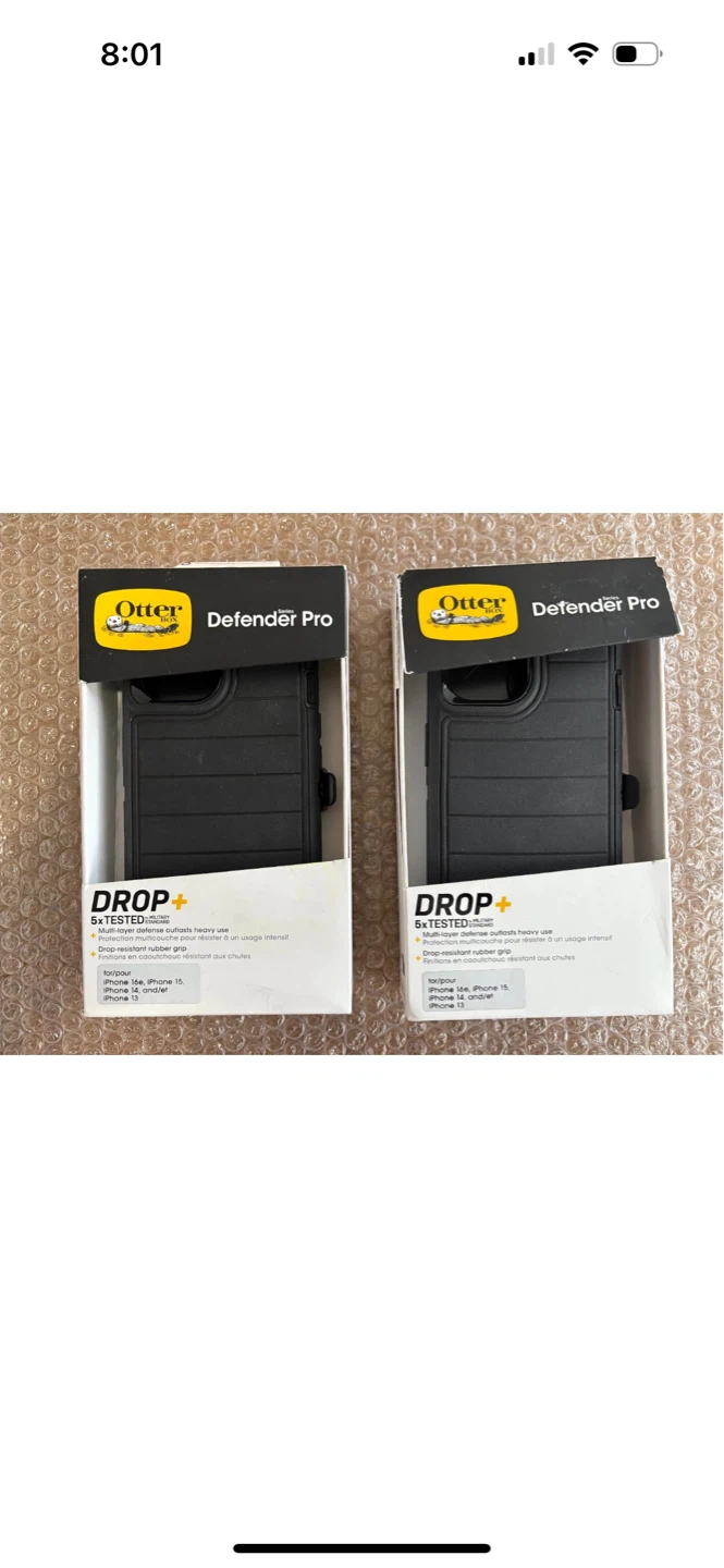 Otterbox Defender Pro Phone Case iPhone 16e iPhone 15 14 13