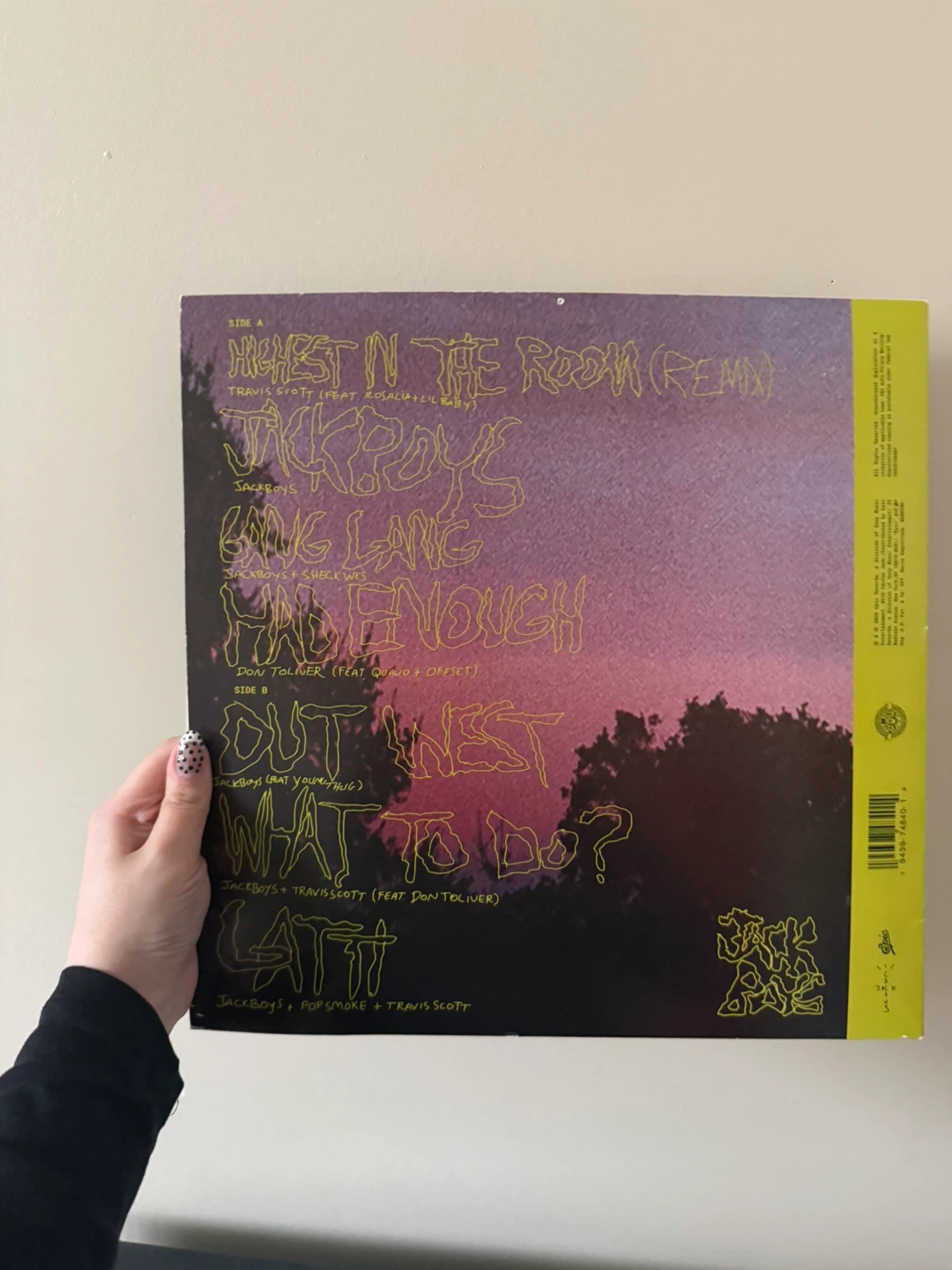 JACKBOYS & Travis Scott Vinyl Record - photo 2