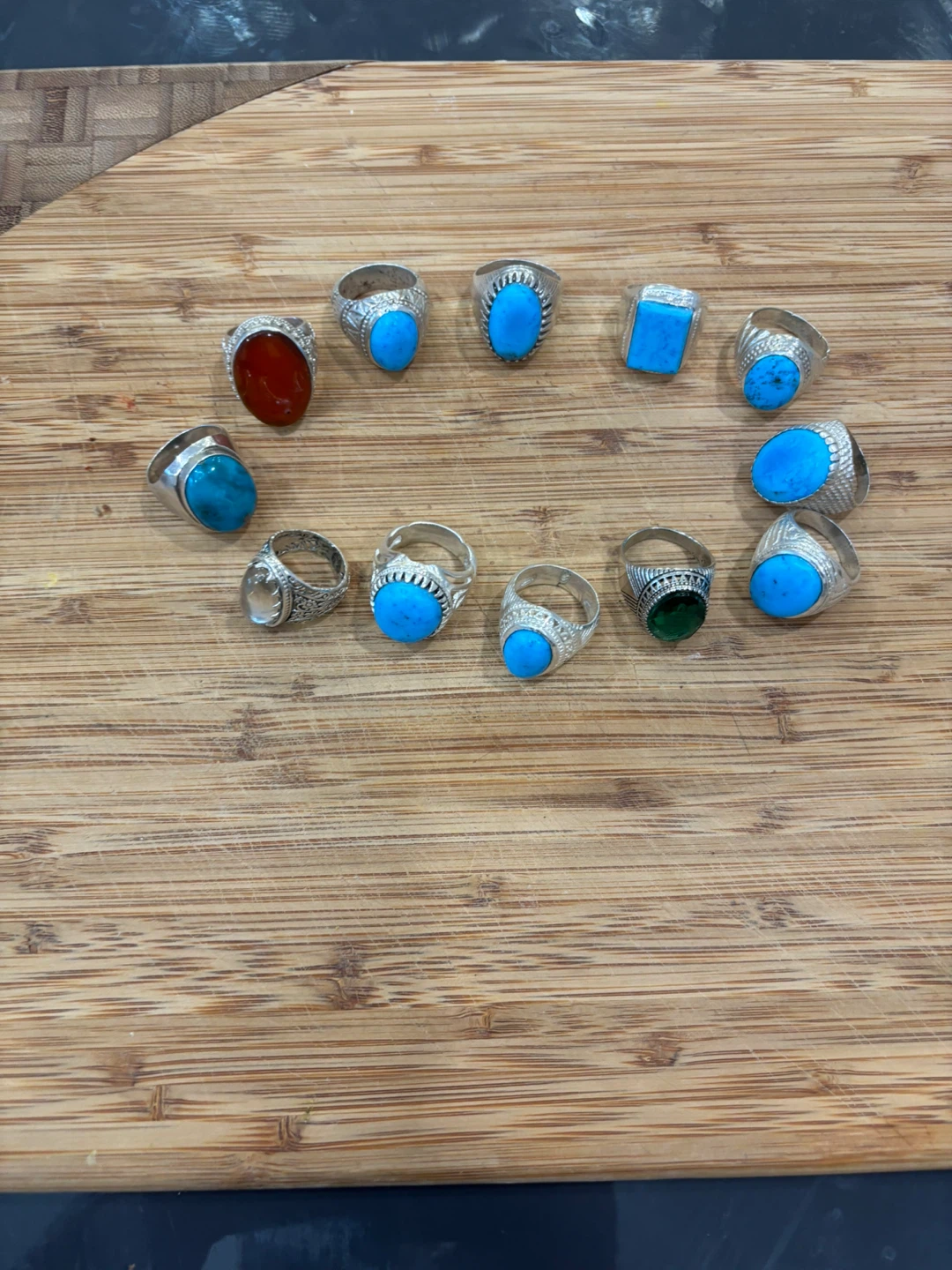 Vintage Iranian 925 Silver Rings  – 45+ Years Old - photo 2