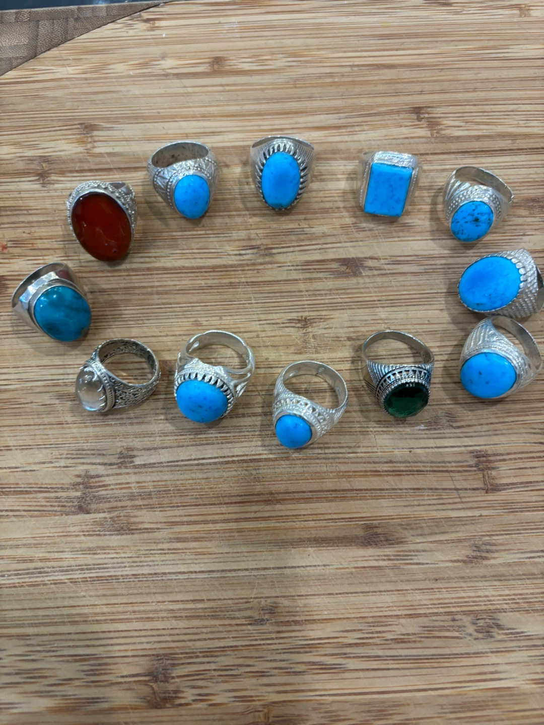 Vintage Iranian 925 Silver Rings  – 45+ Years Old - photo 3