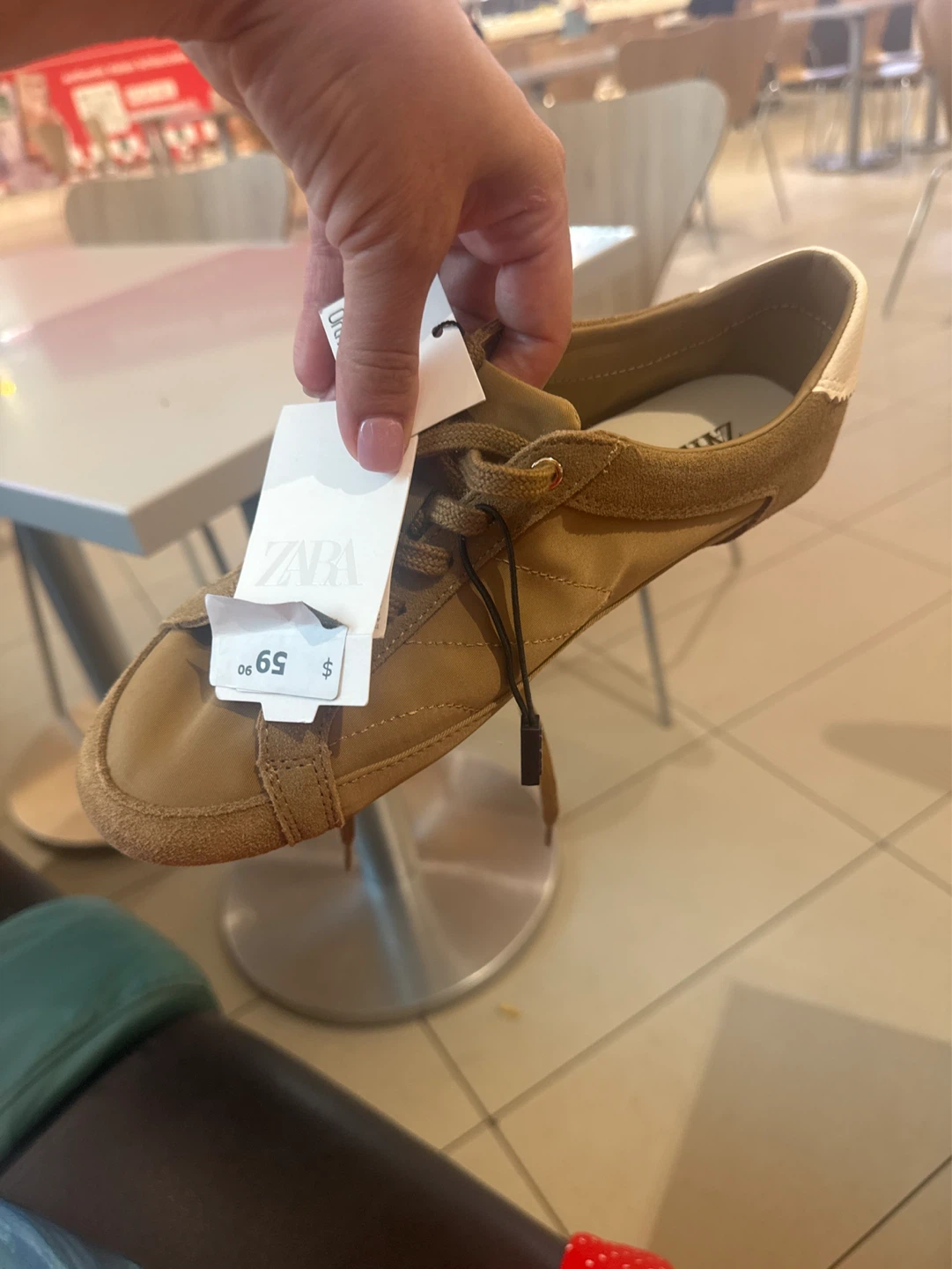 ZARA Brown Suede Sneakers - photo 2