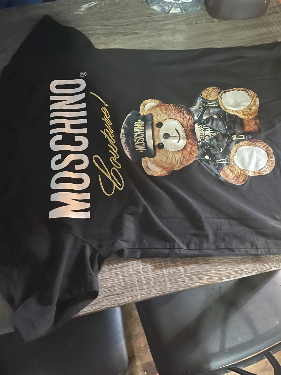 Moschino Couture Black Teddy Bear T-Shirt - photo 4