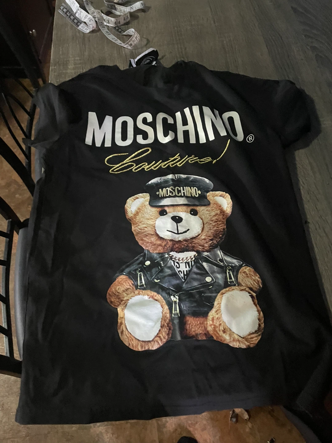 Moschino Couture Black Teddy Bear T-Shirt - photo 2