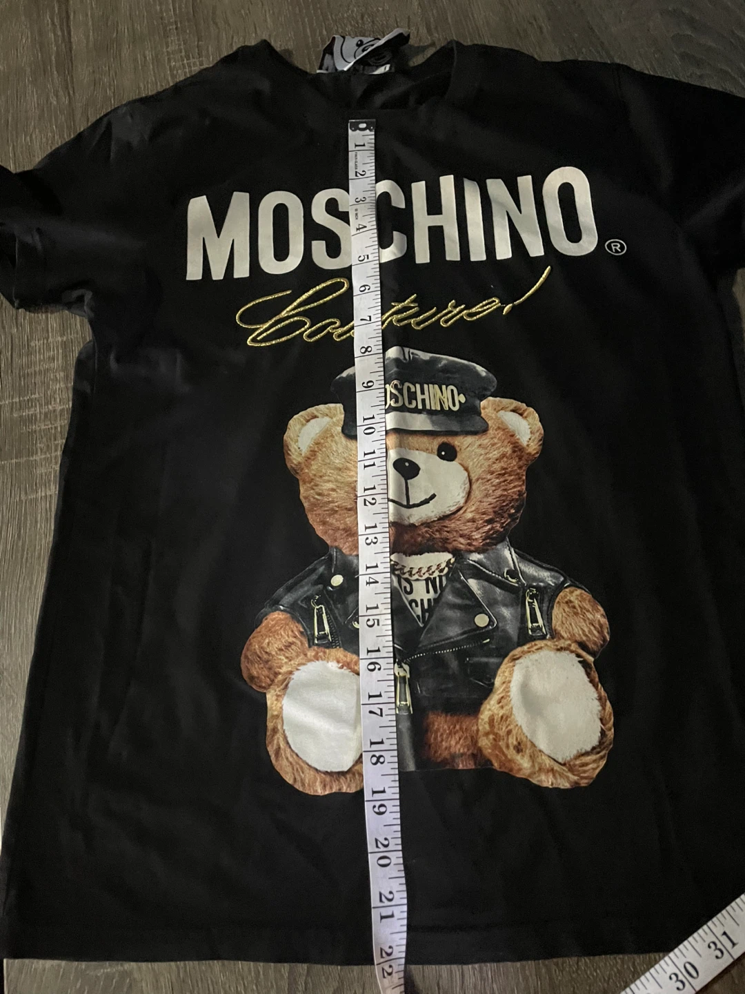 Moschino Couture Black Teddy Bear T-Shirt - photo 5