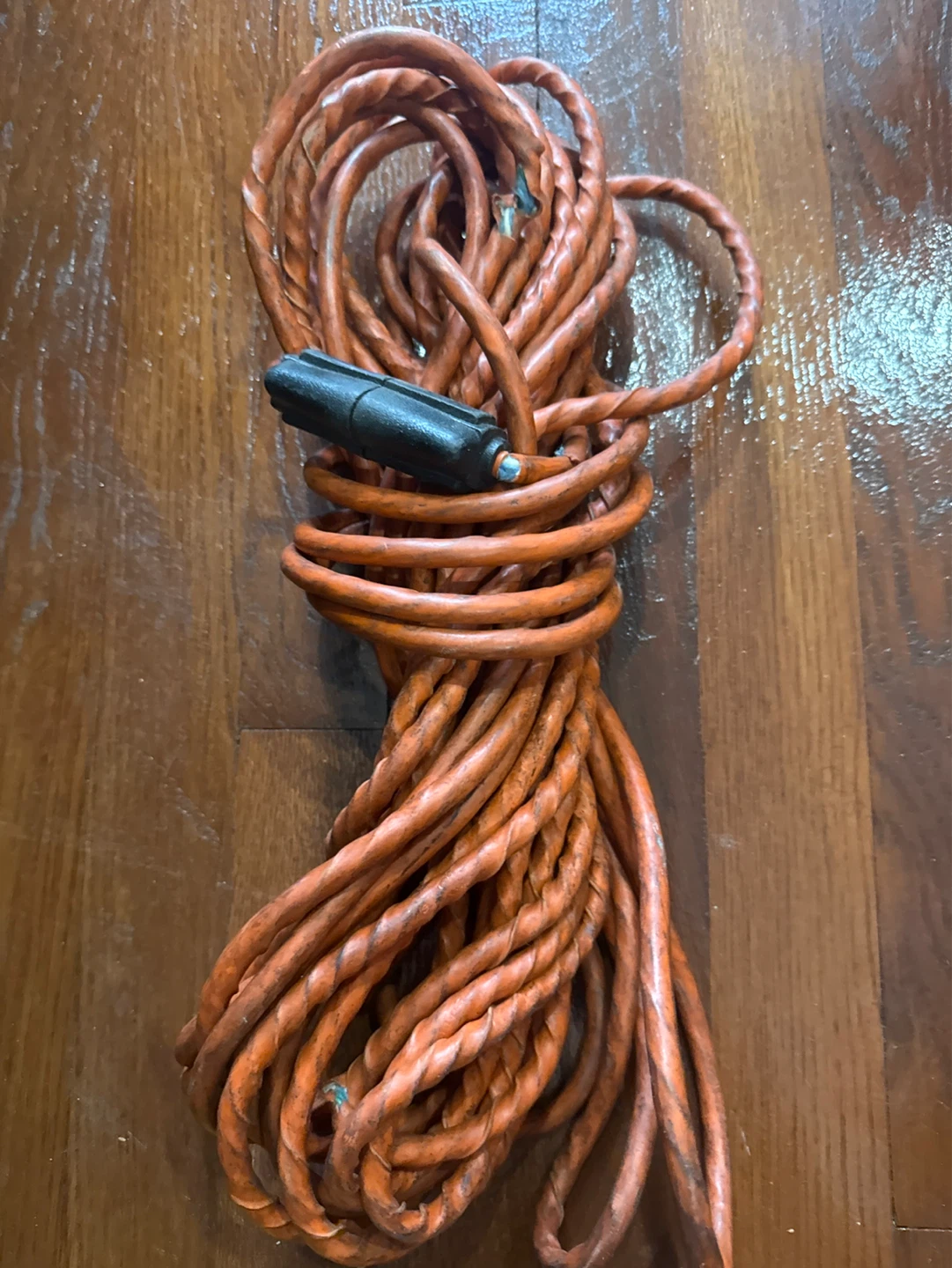 Assorted Extension Cords and Jumper Cables