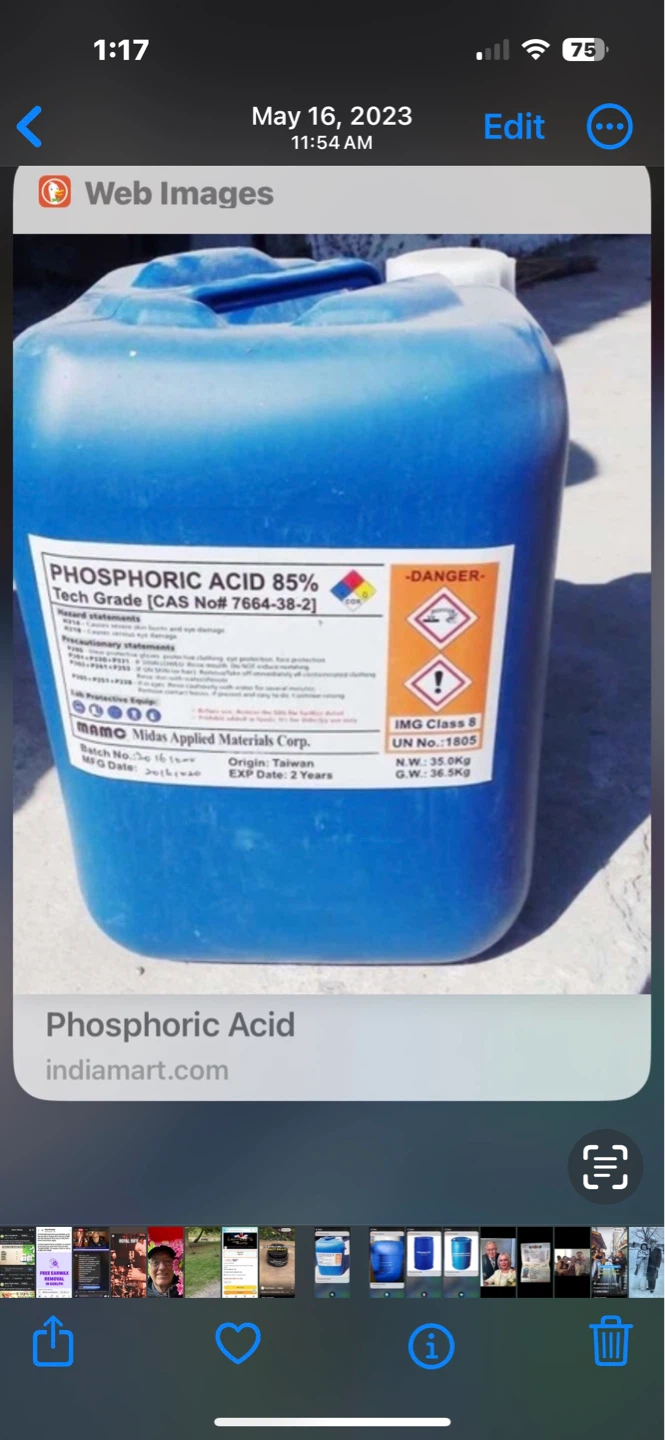 Acetic Acid Glacial 20kg - photo 5