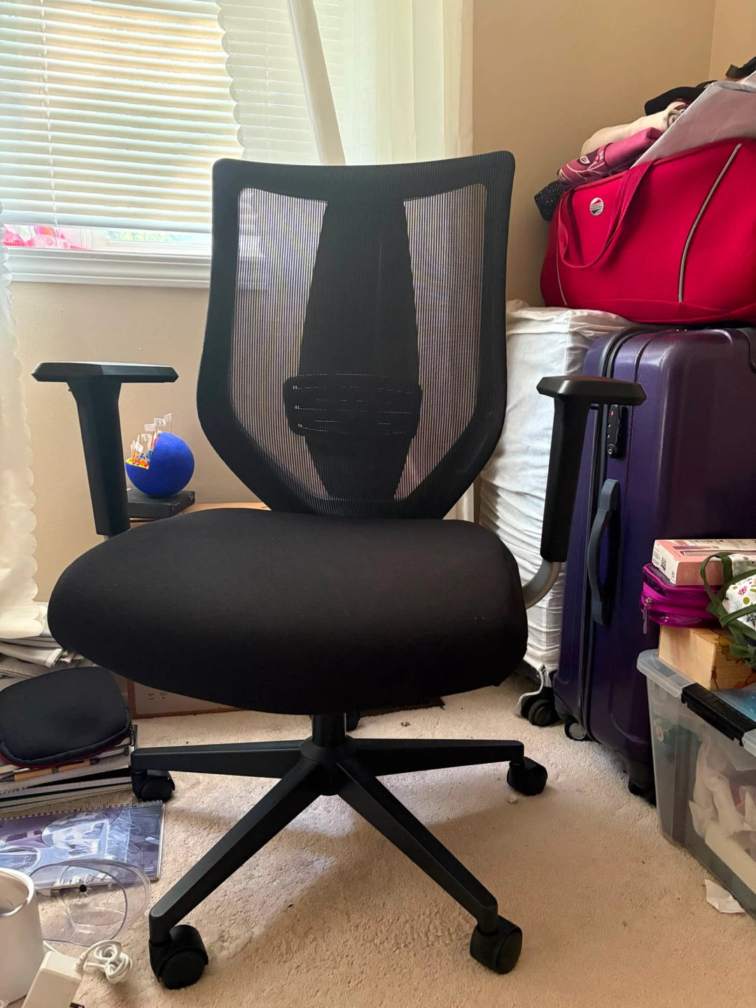 Black Mesh Office Chair - photo 3