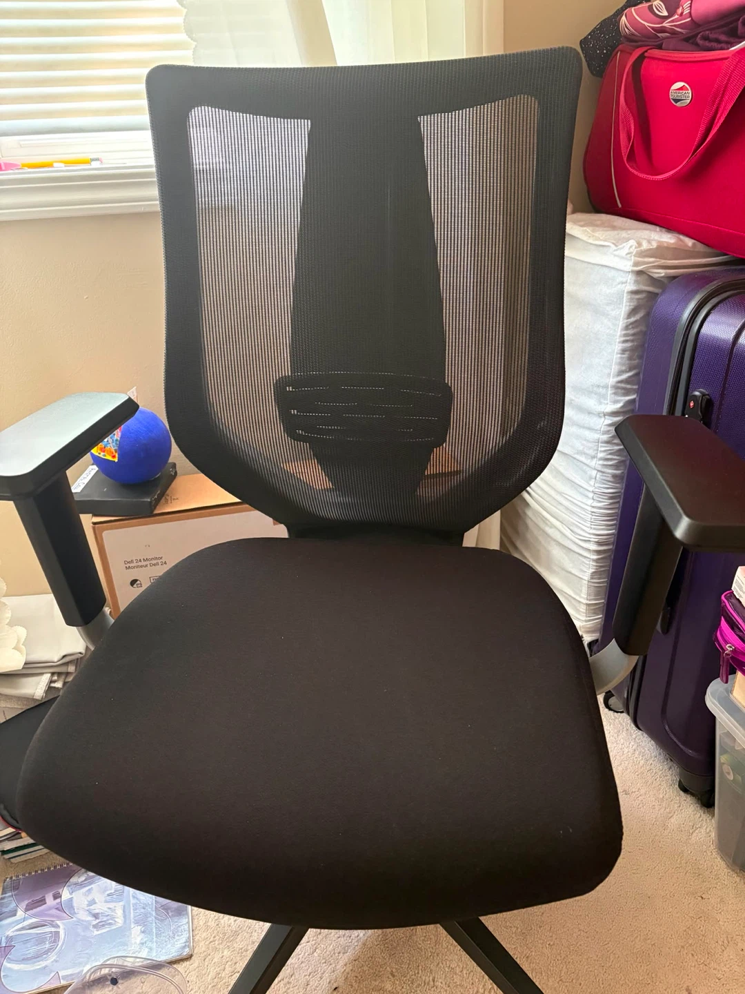 Black Mesh Office Chair - photo 2