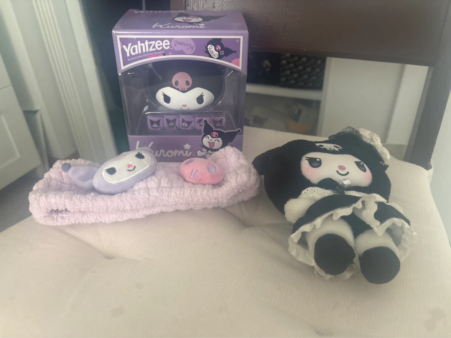 Kuromi Yahtzee Game & Plush Set
